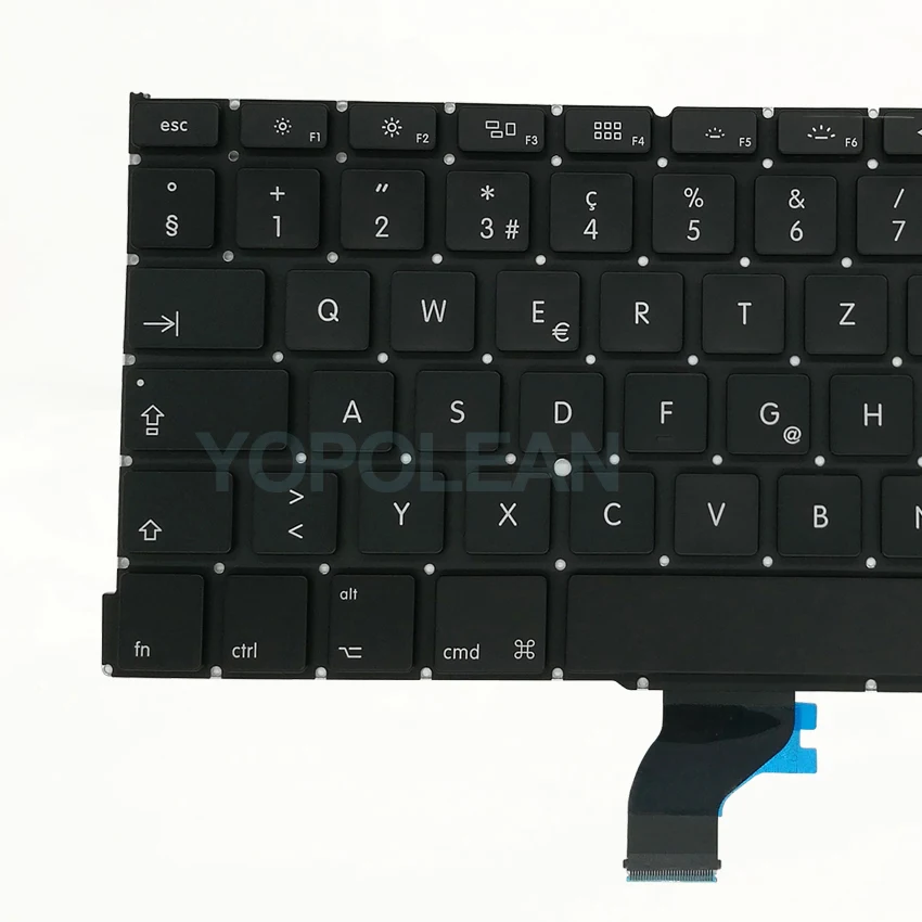 3 шт. новая швейцарская клавиатура для Macbook Pro retina 1" A1502 2013 лет