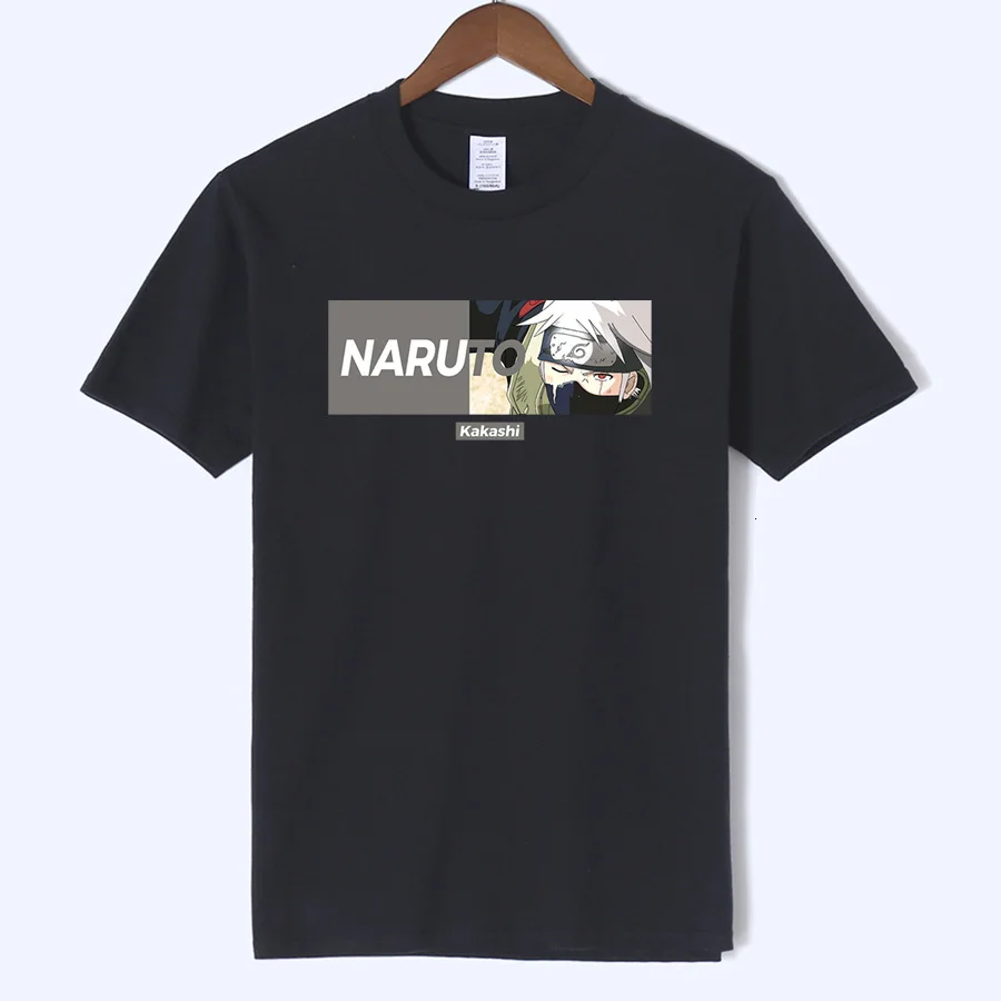 Наруто боруто японское аниме Мужская Учиха Итачи Узумаки Саске Какаши Гаара футболка Fuuny облегающая хлопковая дышащая футболка