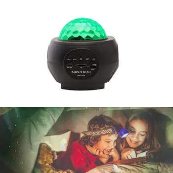 

Colorful Starry Sky Projector Bluetooth Starry Laser Acryl Light Gift Birthday Night Projection LED Light Lamp Moon X4O1