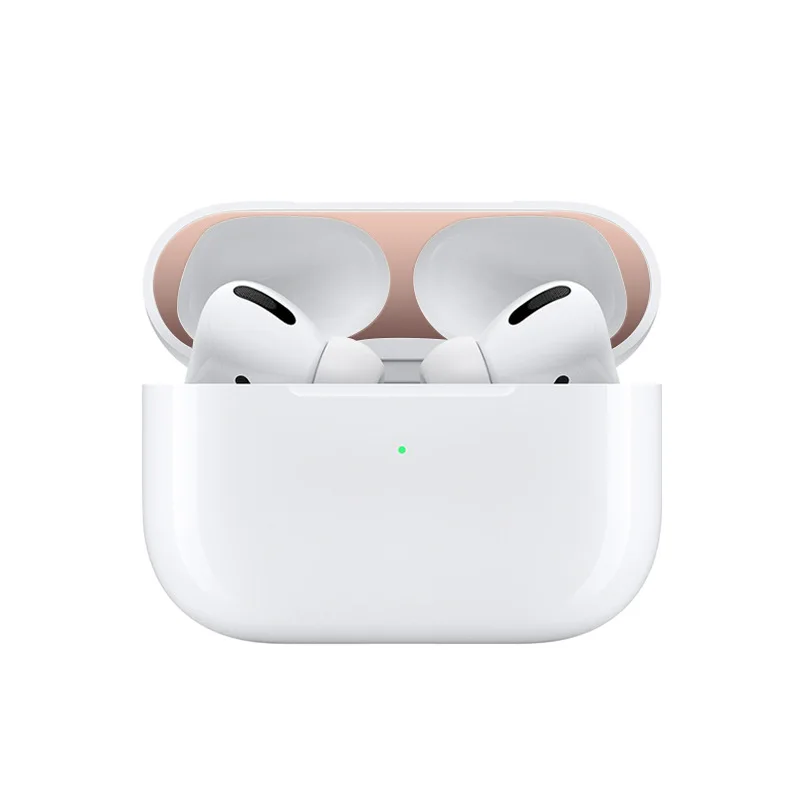 Металлическая Пылезащитная наклейка для Apple AirPods Pro Чехол Пылезащитная наклейка защита кожи для AirPods 3 Аксессуары