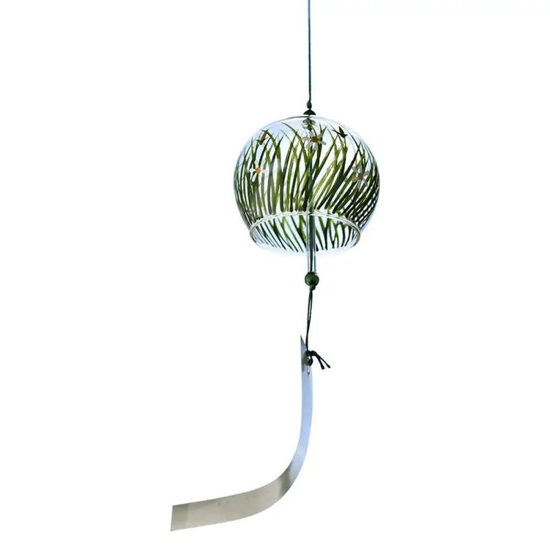 

Japanese Style Wind Chimes Hanging Wind Bells Handmade Glass Birthday Gift Home Decors Wind Chimes Decorations