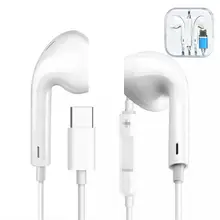 Usb tipo-c plug fones de ouvido com fio de controle com microfone estéreo de alta fidelidade tipo c fone de ouvido in-ear fone de ouvido para xiaomi huawei samsung