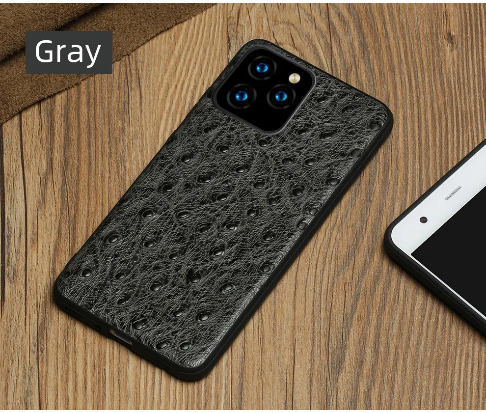 Кожаный деловой чехол для телефона для iPhone 11 11 Pro 11 Pro max X XS max Все включено защита от падения страуса защитный чехол