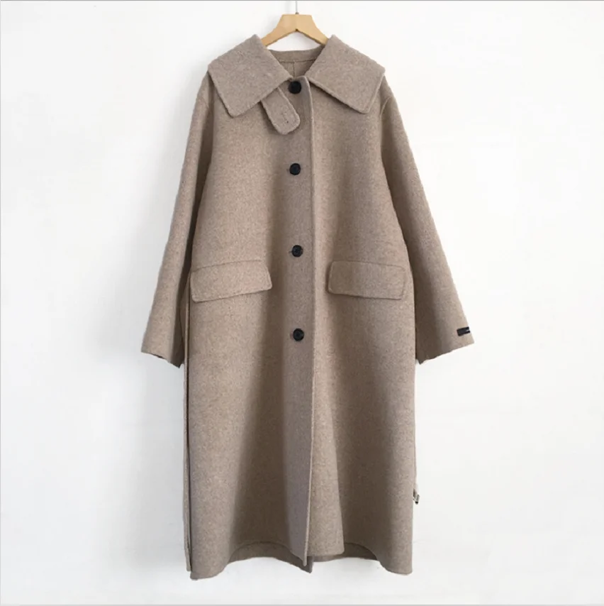 Winter long coats 100 % cashmere coat and jackets for women FLYR142 ...