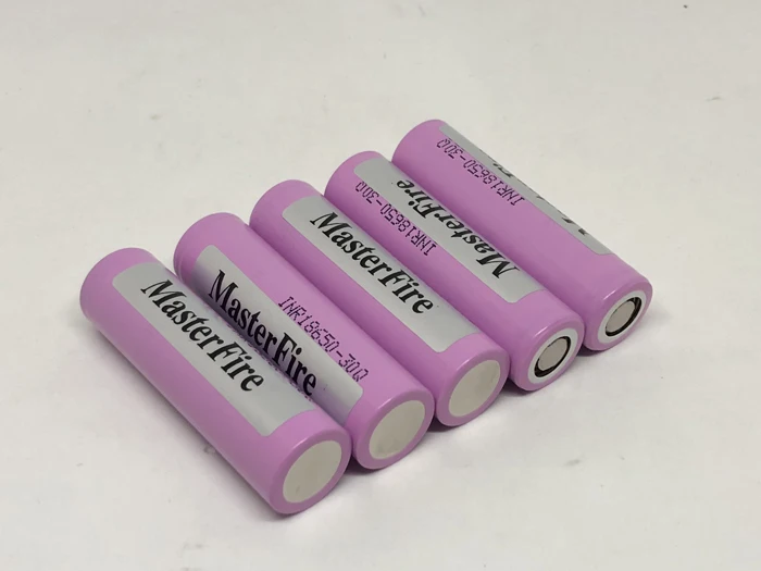 

MasterFire 5pcs/lot 100% Original 3.7V INR 18650 30Q 3000mAh Rechargeable Lithium Battery For 18650 E-Cigarettes Batteries