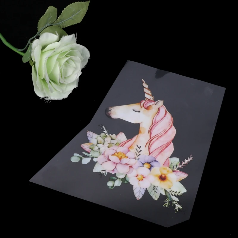 Нашивки DIY одежда милый узор патч теплопередача железные Наклейки Аппликации 72XF