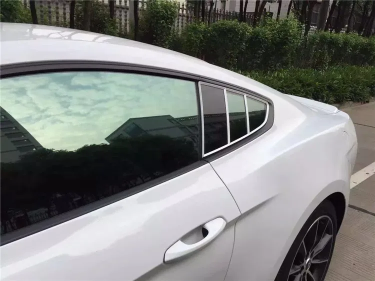 ABS автомобиля заднее боковое окно декоративные воздуха на выходе диффузор затвор крыло для Ford Mustang