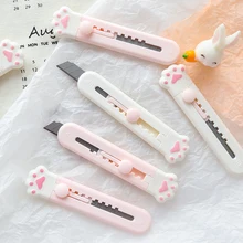 Cutter de bricolage et d'art pour étudiant, 1 pièce, couteau utilitaire, fournitures scolaires, outils, créatif, papeterie,
