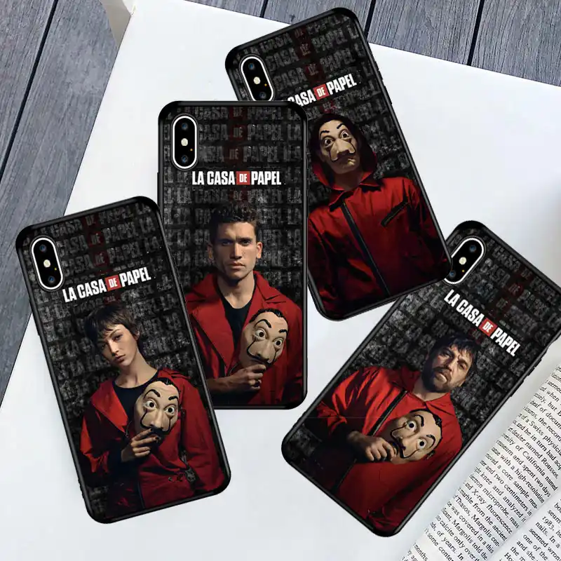 Nairóbi berlim denver tpu caso de telefone para o iphone 12 11 pro max x xr xs 6s 7 8 plus se 2020 dinheiro roubo casa papel tv-mostrar capa