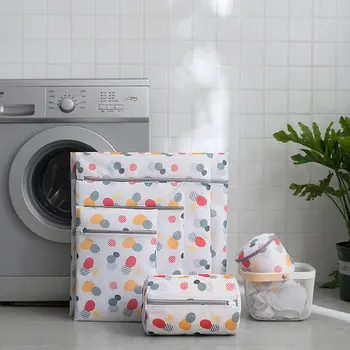 

6pcs Home Zippered Hosiery Travel Storage Clothes Wash Lingerie Blouse Washing Machine Bra Sock Organizer Fine Mesh Laundry Bag