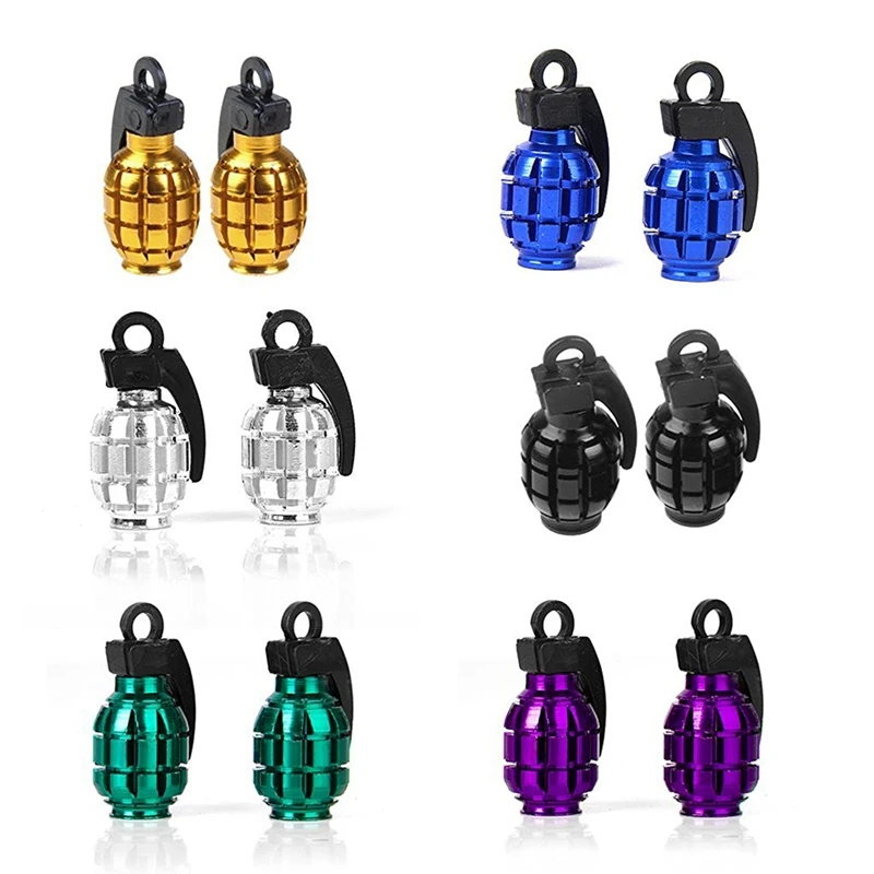 

6 pairs metal car bike motorcycle shaped tire dust cap valve cover