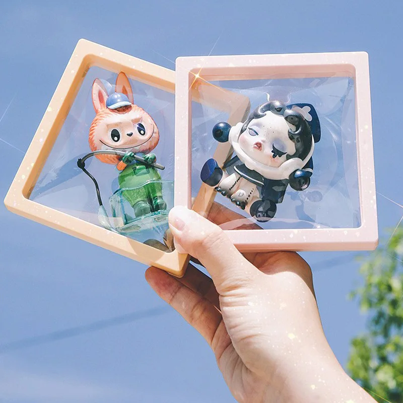 10pcs/lot Blind Box Display Stand Case PE Film Dustproof Anti-oxidation Jasmine Bubble Matt Toys Collectible Model Storage | Дом и сад