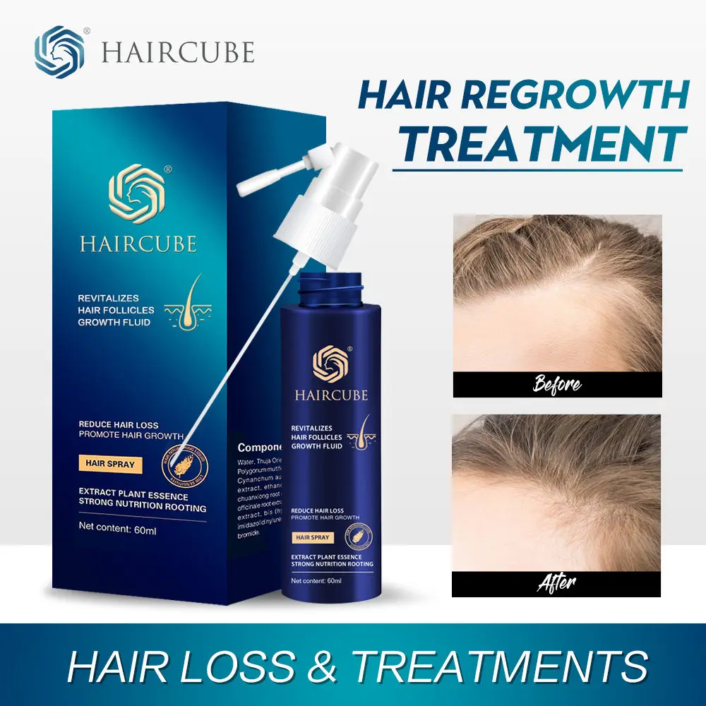 Hair-Growth-Spray Hair-Tonic Essential-Oil Natural-Repair Men/women for Damage