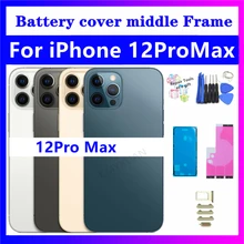 

New Housing For iPhone 12promax Battery Back Cover / Middle Chassis Frame / SIM Tray / Side Key Parts
