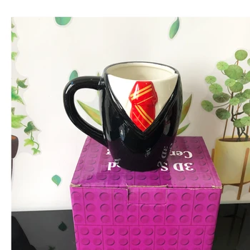

Tie mug cartoon ceramic coffee cup School Of Magic Coffee Tea Milk Hot Water Cup Drinkware Christmas Gift