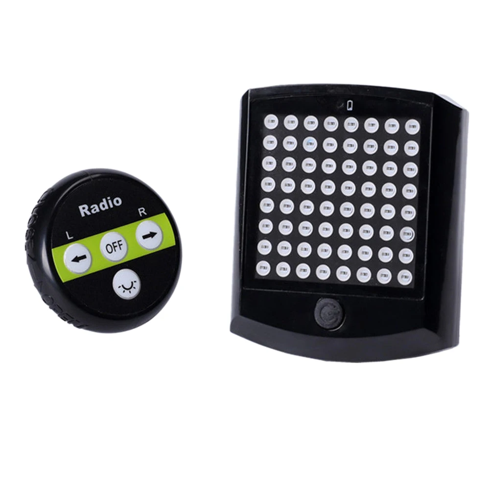 

Bike Bicycle Rear Tail Lamp Turn Signal Wireless Remote Control LED Light IP56