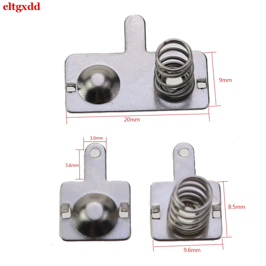 

Three-Piece Set AAA Battery Piece No7 Battery Shrapnel 8*9 No7 Positive And Negative Plates Universal Toy Spring Piece Set