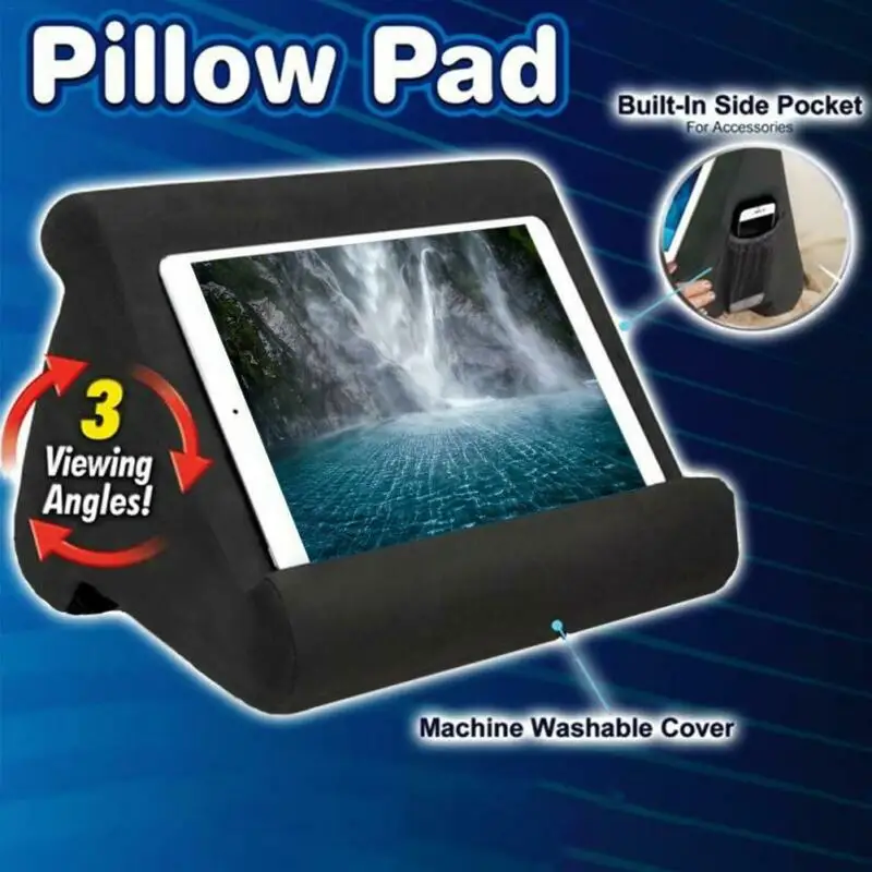 Под разными углами мягкая подушка Lap Подставка для iPad Tablet устройства для чтения книг кейсы для хранения журналов