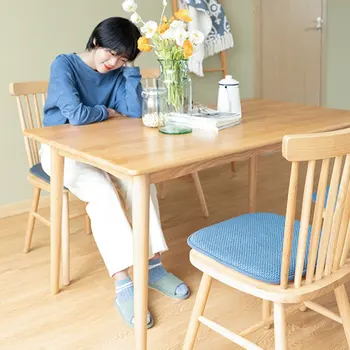 

Memory Foam Cushion Honeycomb Pattern Solid Color Comfortable Student Chair Cushion Dining Table Cushion 2 Pieces