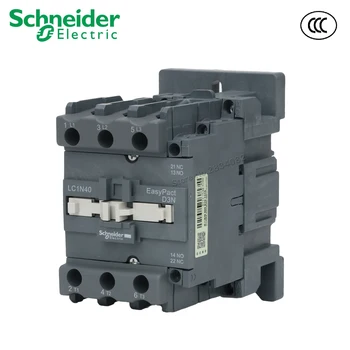 

40A AC Contactor 18.5KW-380V 50Hz 3P Coil Voltage AC 24V 36V 110V 220V 380V 3NO 1NO+1NC LC1N AC3 Contactor Schneider LC1N40M5N