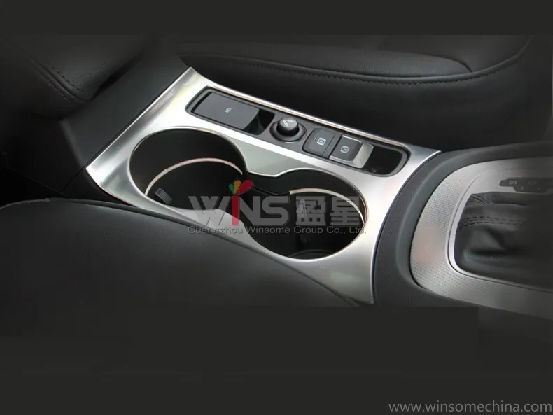 Для Audi Q3 2012- внутреннее литье держатель стакана воды декоративная отделка хромированные аксессуары для стайлинга автомобилей Тюнинг аксессуары