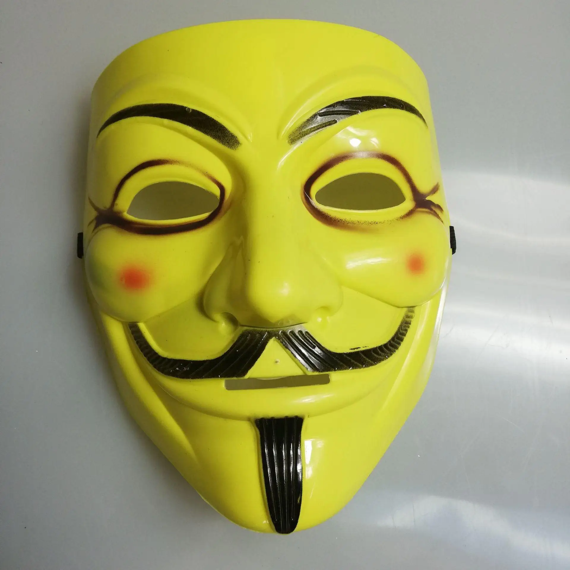B V Vendetta Маска Guy Faws ПВХ маска аноним Хэллоуин ужас полное лицо маски косплей маскарадный костюм для вечеринки маски - Цвет: B