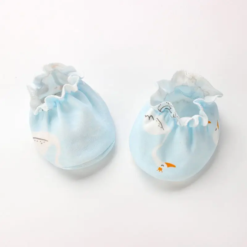 Baby Mittens Newborn Cap Bibs Baby Cotton Hats Scratch Mitten Gloves Drool Bibs for Baby Unisex