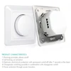 Wall Mounted LED Dimmer On/Off Switch Adjustable 0-100% 220-240V Rotary Dimmable 2-Way for Led Bulb Ceiling Light 50/60Hz ► Photo 2/6