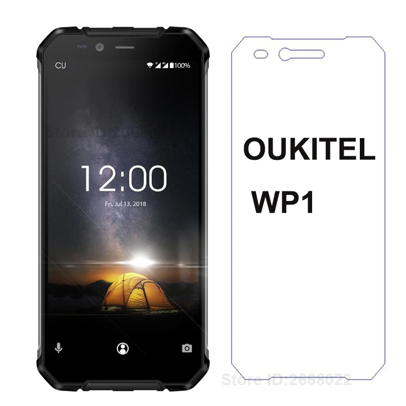 9H 2.5D Премиум Закаленное стекло для Oukitel WP1 5 "ЖК-экран телефона Защитная пленка |