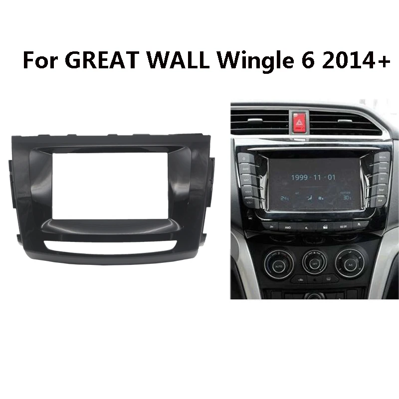 11-544 Autoradio Stereo Face Fascia Surround Trim Kit Per Great Wall Wingle 6 Stereo Dash Cd Trim Installazione Cornice Cornice