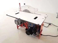 Woodworking table saw power tools decoration multifunctional saw table son-mother dust-free saw double saw 1