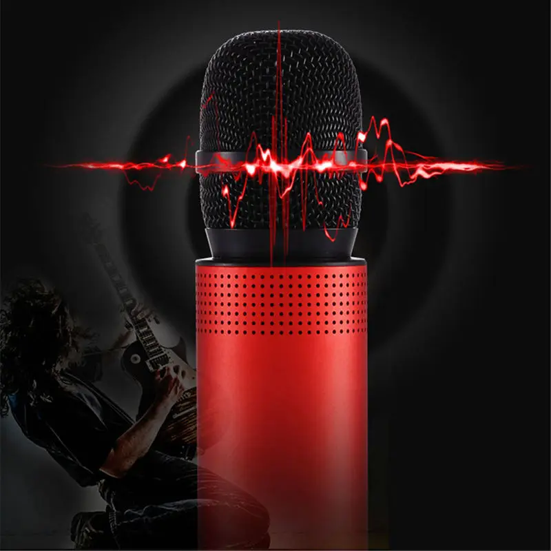 Ручной микрофон караоке микрофон Ktv плеер Bluetooth беспроводной динамик Запись музыки многофункциональные микрофоны