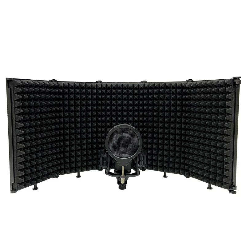 Tela de Vento Multi-camada de Redução de Ruído Cella Cidade Microfone Isolamento Escudo 5 Painéis s5 Gravação Estúdio Painel Acústico - Image 2