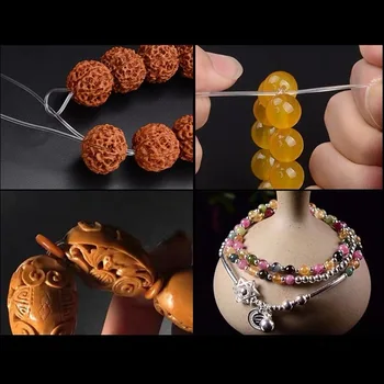 

393inch/Roll Multi-Color Stretch Elastic Crystal Line Beading Rope String Cord For Jewelry Making DIY Handmade Bracelet Necklace