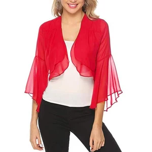 Women's Solid Color Shirt Summer Casual Shawl Women's Short Blouse Sunscreen Thin Loose Tops Female Sun Protection Clothing