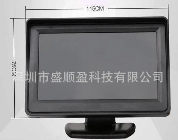 20шт 4,3 дюймовый TFT lcd Автомобильный монитор заднего вида для камеры заднего вида DVD