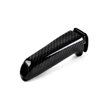 Couverture de poignée de frein à main de voiture en Fiber de carbone véritable, accessoires de Modification d'intérieur de voiture pour BMW série 3 GT F30 F34 F35 F36