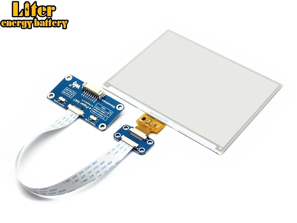 Waveshare 600x448, 5,83 дюймов E-Ink дисплей шляпа для Raspberry Pi, желтый/черный/белый три цвета, SPI интерфейс