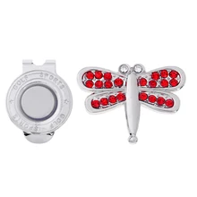 Набор из 2шт сплава мяч для гольфа маркер кепки клип Брошь пояс карман козырек Декор на память клуб подарки