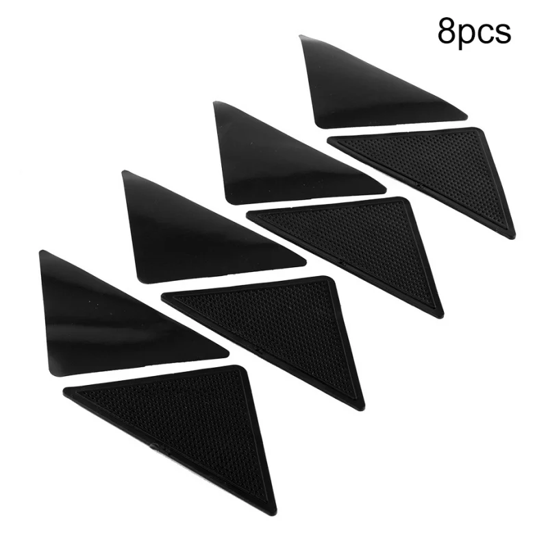 8PCS 8 шт./компл. Non-Slip Многоразовые моющиеся ковры коврики GrippersSilicone сцепление дома ванной Гостиная - Цвет: 8PCS