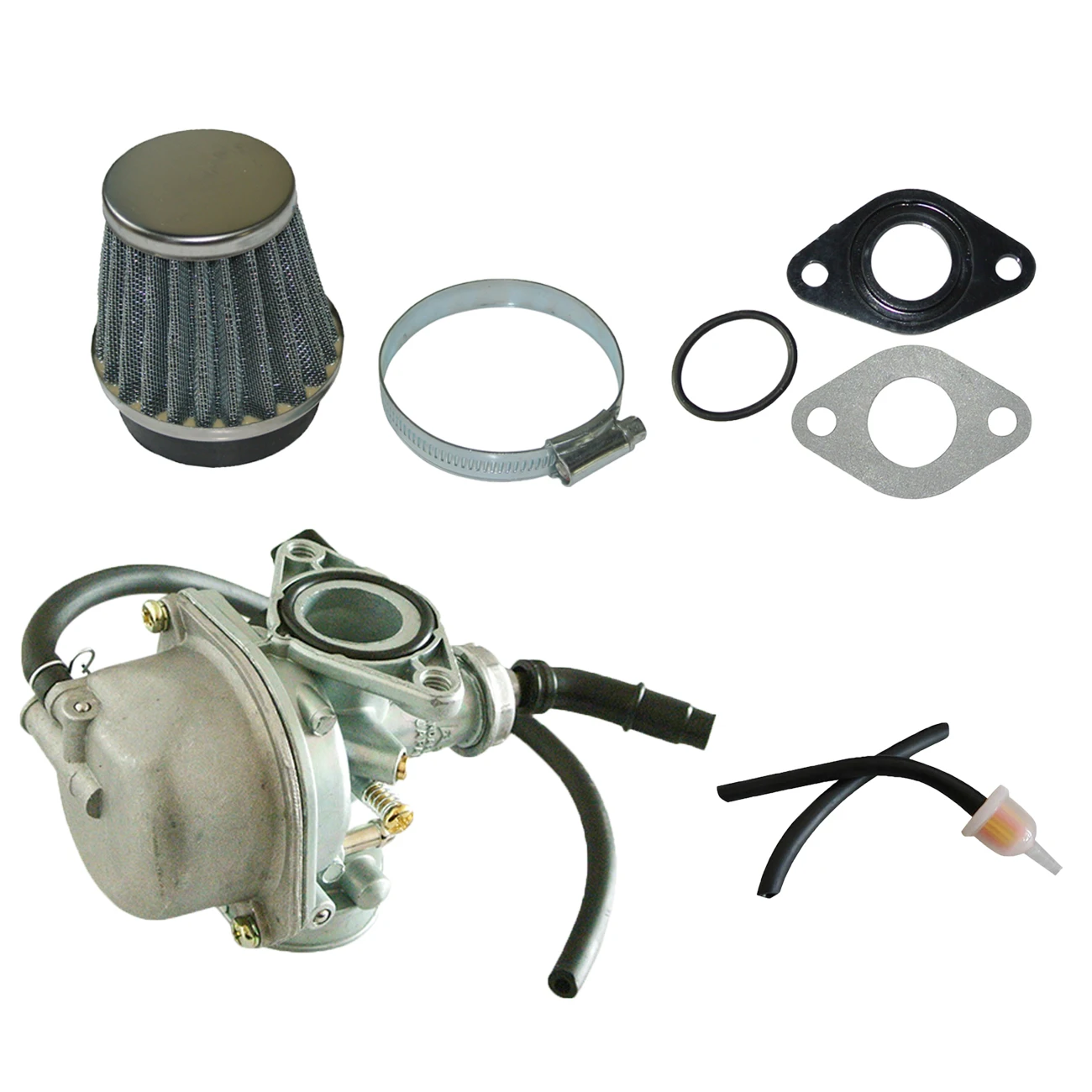 Pouvoir карбюратор PZ19 топливный фильтр для 50cc 80cc 90cc 110cc 125cc ATV Dirt Pit Bike