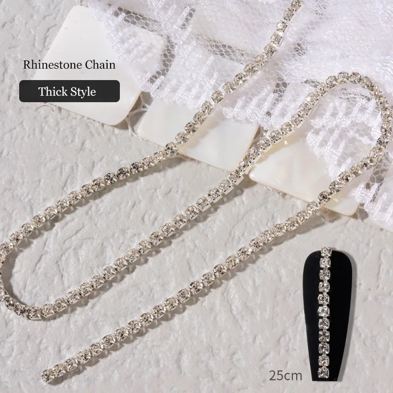 Breloques et perles de chaîne pour ongles or rose et argent_voghion.com