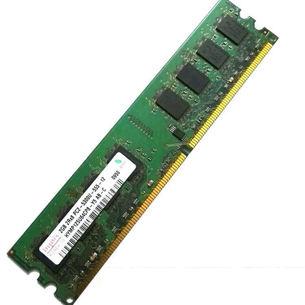 2 Гб DDR2 667 МГц PC2 5300U Компьютерные аксессуары простая установка компонентная настольная память высокая скорость быстрый ответ Стабильный Портативный