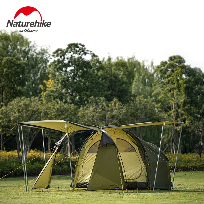 Naturehike Cloud Tourer 2 человека мотоциклетная палатка для улицы большое пространство