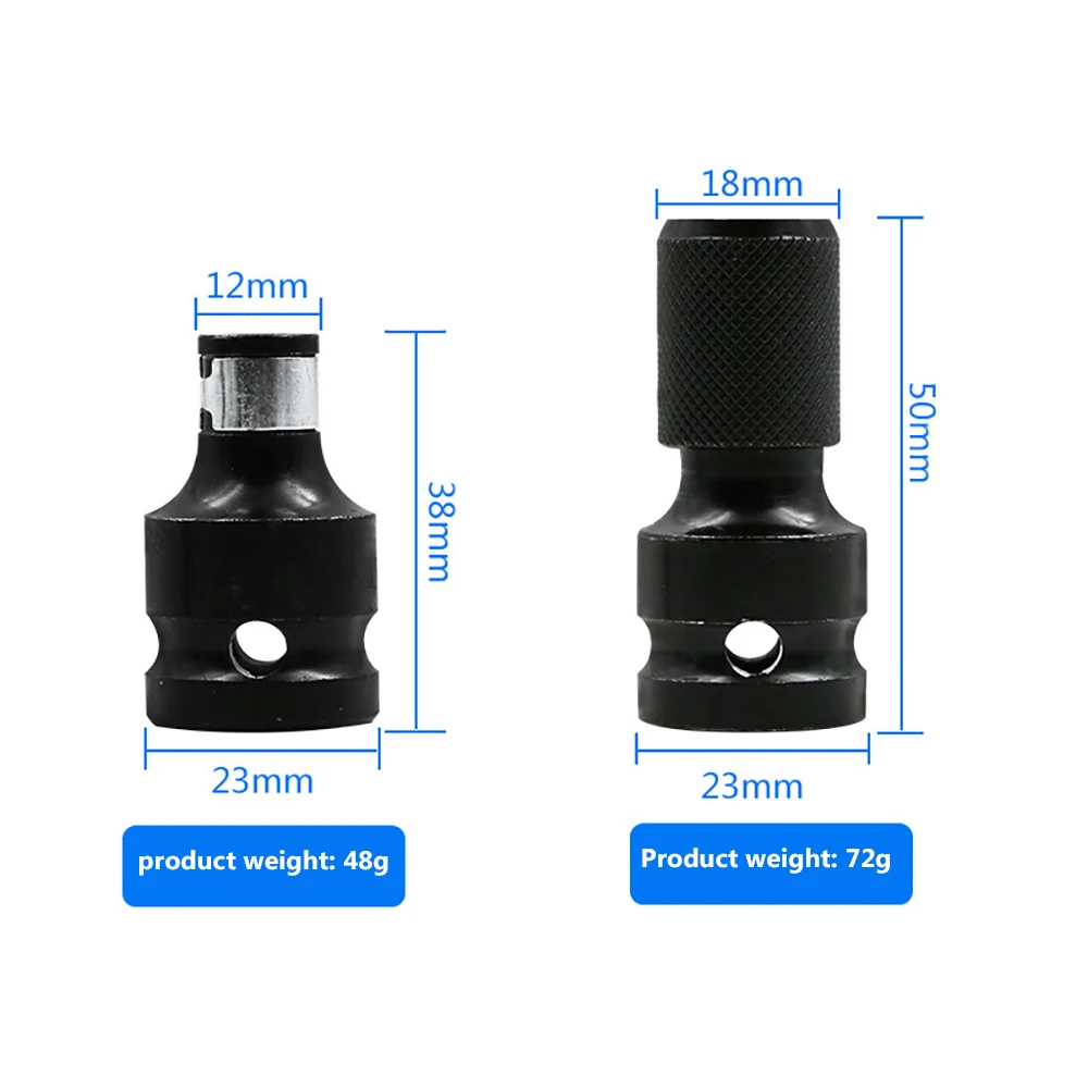 1/4 Inch Hex Shank Drill Chuck Conversion Kit Converter Impact Driver 1/2 Square Quick Change Adapter Converts Power Wrench | Инструменты