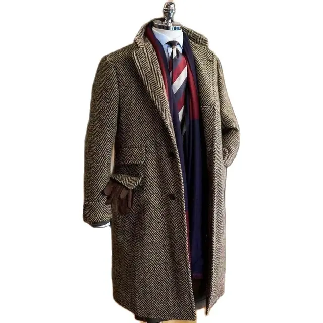 Clothing, Shoes & Accessories Men's Formal Occasion Brown Tweed Men