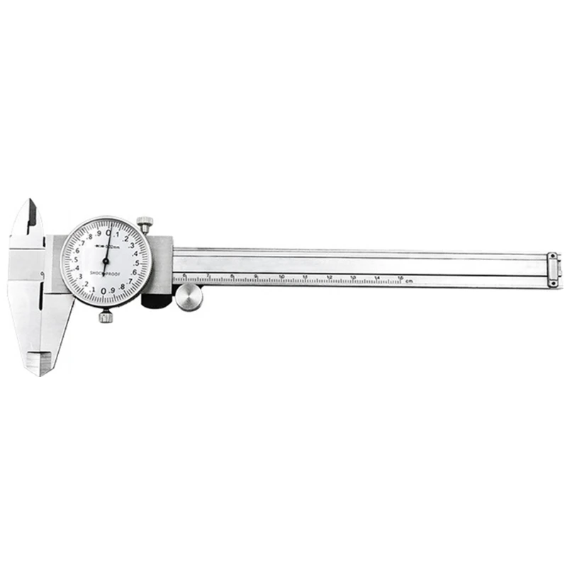 US $20.74 Metric Gauge Precision Dial Vernier Caliper Measuring Tool 0150mm ShockProof Carbon Steel Multifunctional Ruler