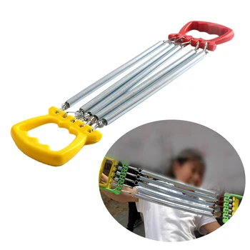 

5 Spring Chest Pull Expander Muscle Training Portable Gym Sports Adjustable Home Detachable Kids Workout Multifunctional Fitness