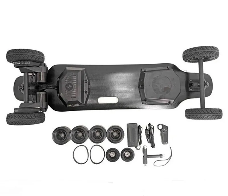 4 Wheels Electric Skateboard Scooter Offroad Dual Motor Electric Scooters Eectric Longboard Skateboard For Adults Dual Use     (1)