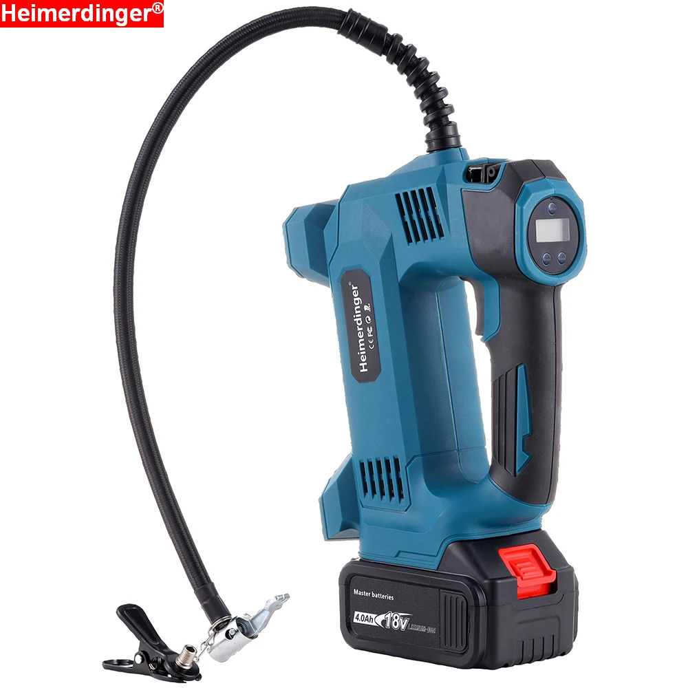 18 volt lithium battery powered cordless Electric air pump electric inflator with car charger | Инструменты